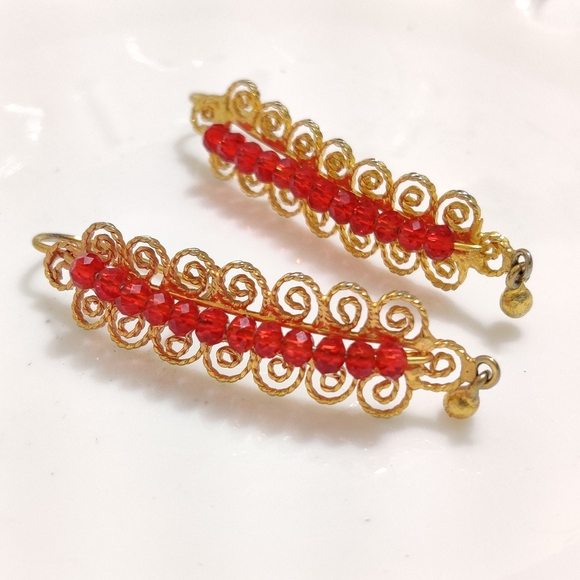 Filigree Oaxacan traditional Earrings - Picture 2 of 9